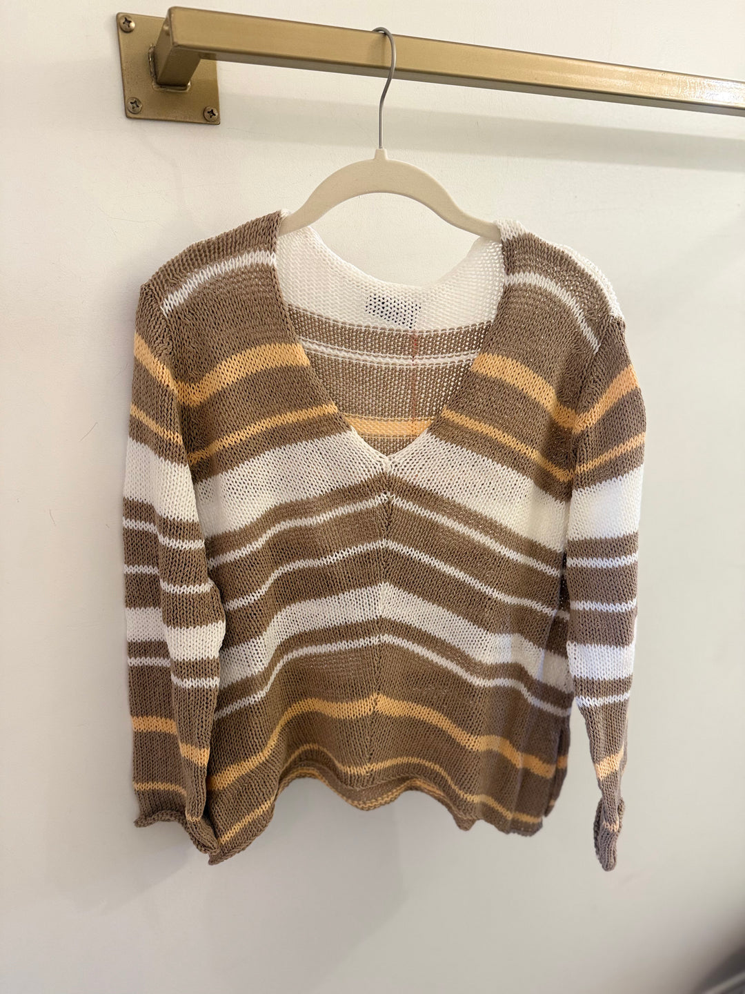 Horizon V Cotton Cashew/White/Gold