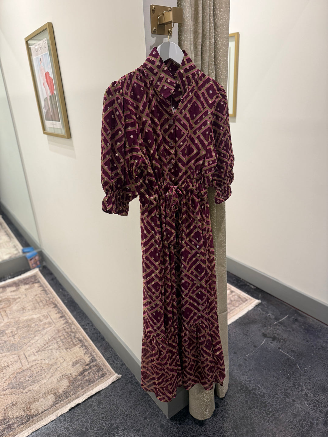 Catherine Dress Yuletide Reserve Lurex
