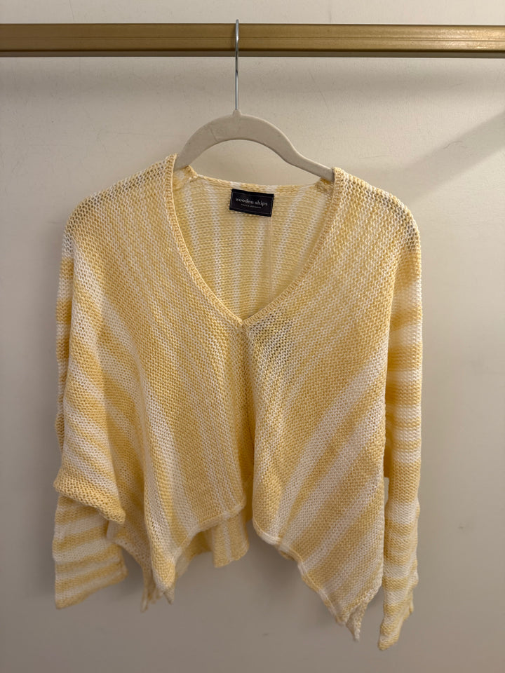 Beachcomber Cropped Cotton Sweater
