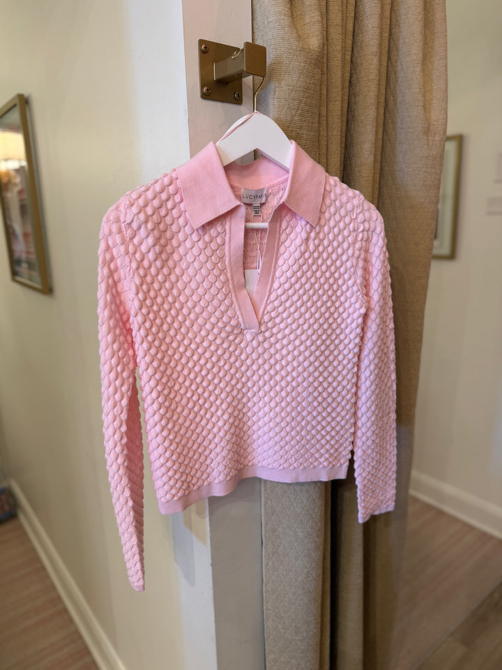 Jill Bubble Sweater Pink
