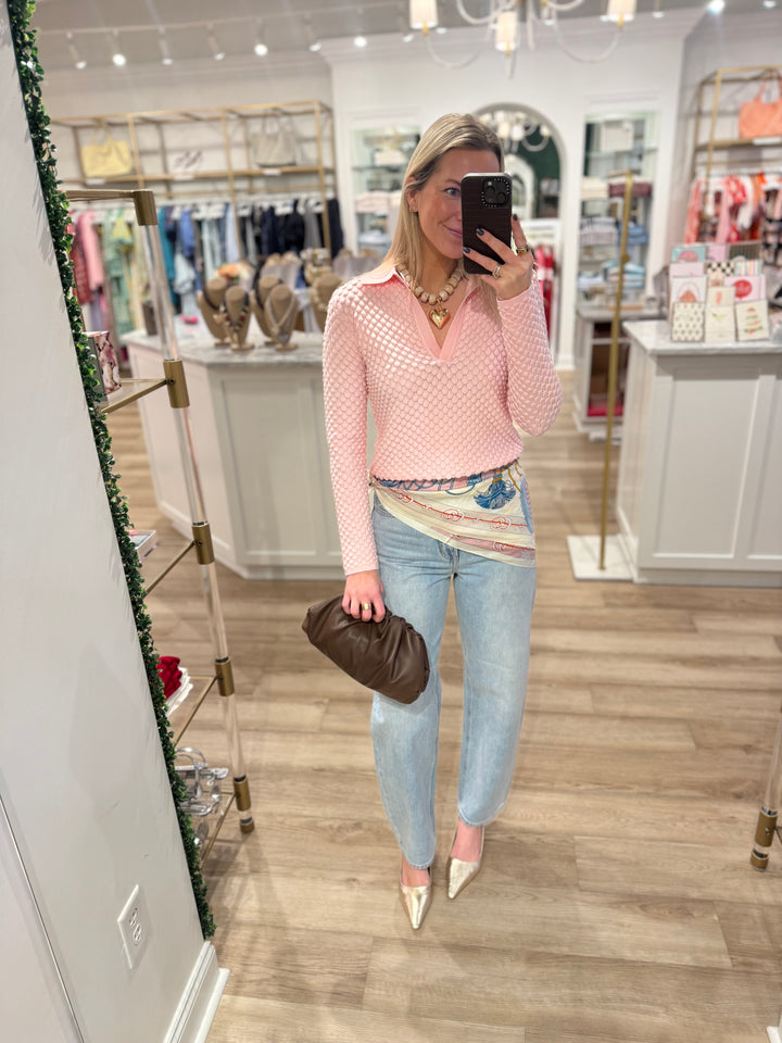 Jill Bubble Sweater Pink