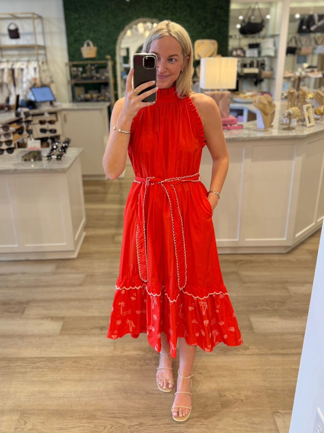 Celine Embroidered Dress