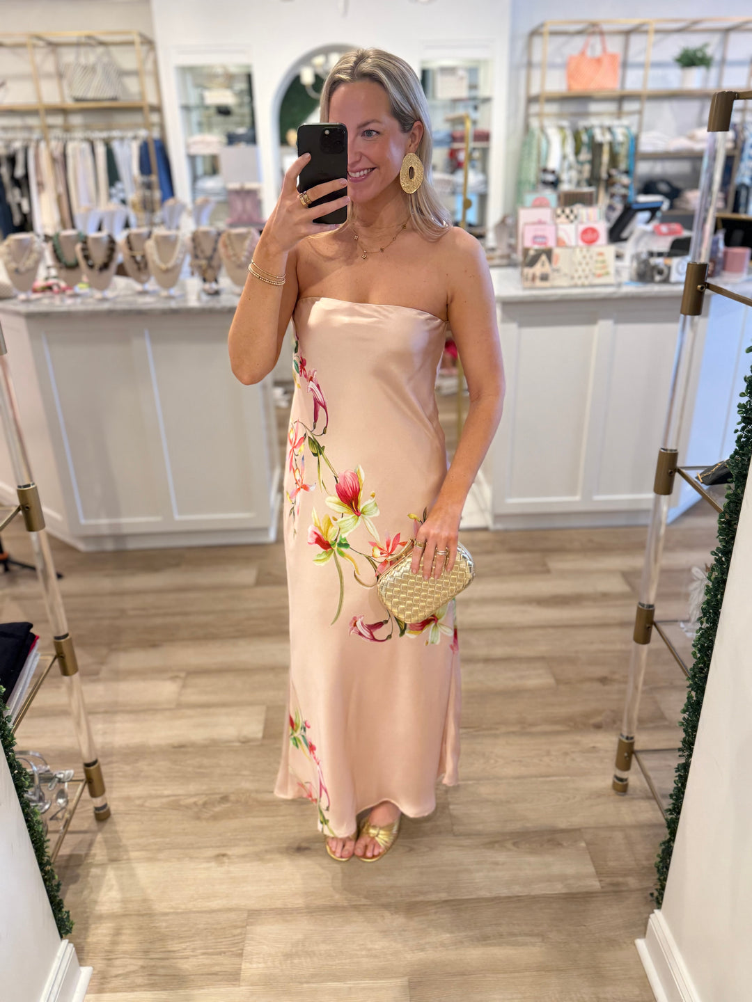 Talia Maxi Dress Blush/Pink Combo