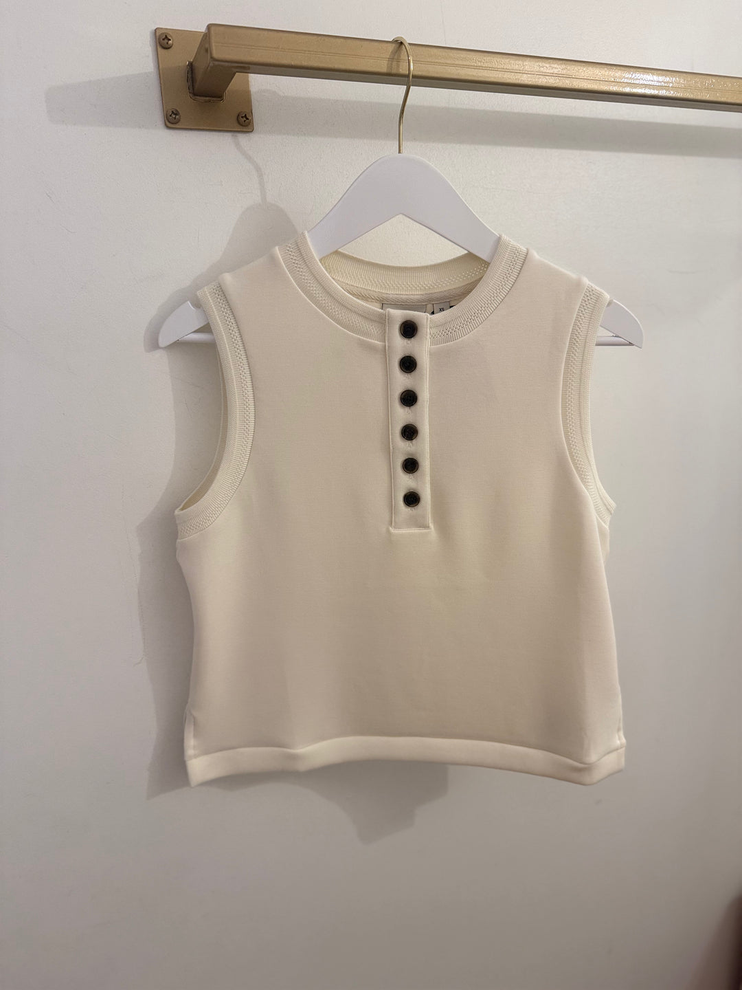 Marla Button Placket Tank