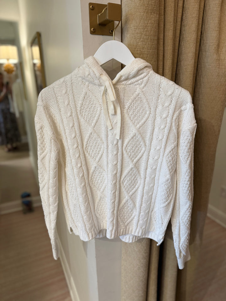 Sutton Chenille Cable Hoodie & Short Set