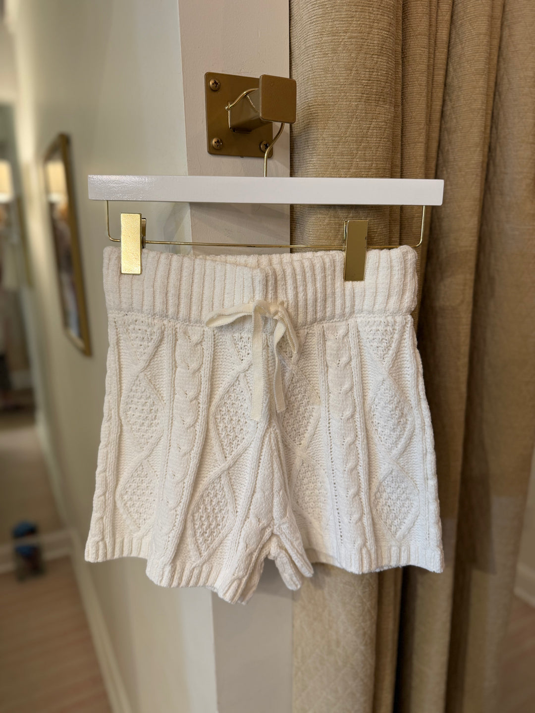 Sutton Chenille Cable Hoodie & Short Set