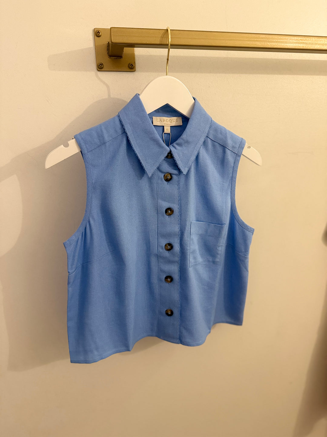 Paige Top Blue