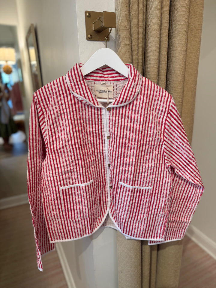 Birdie Jacket Red Stripe