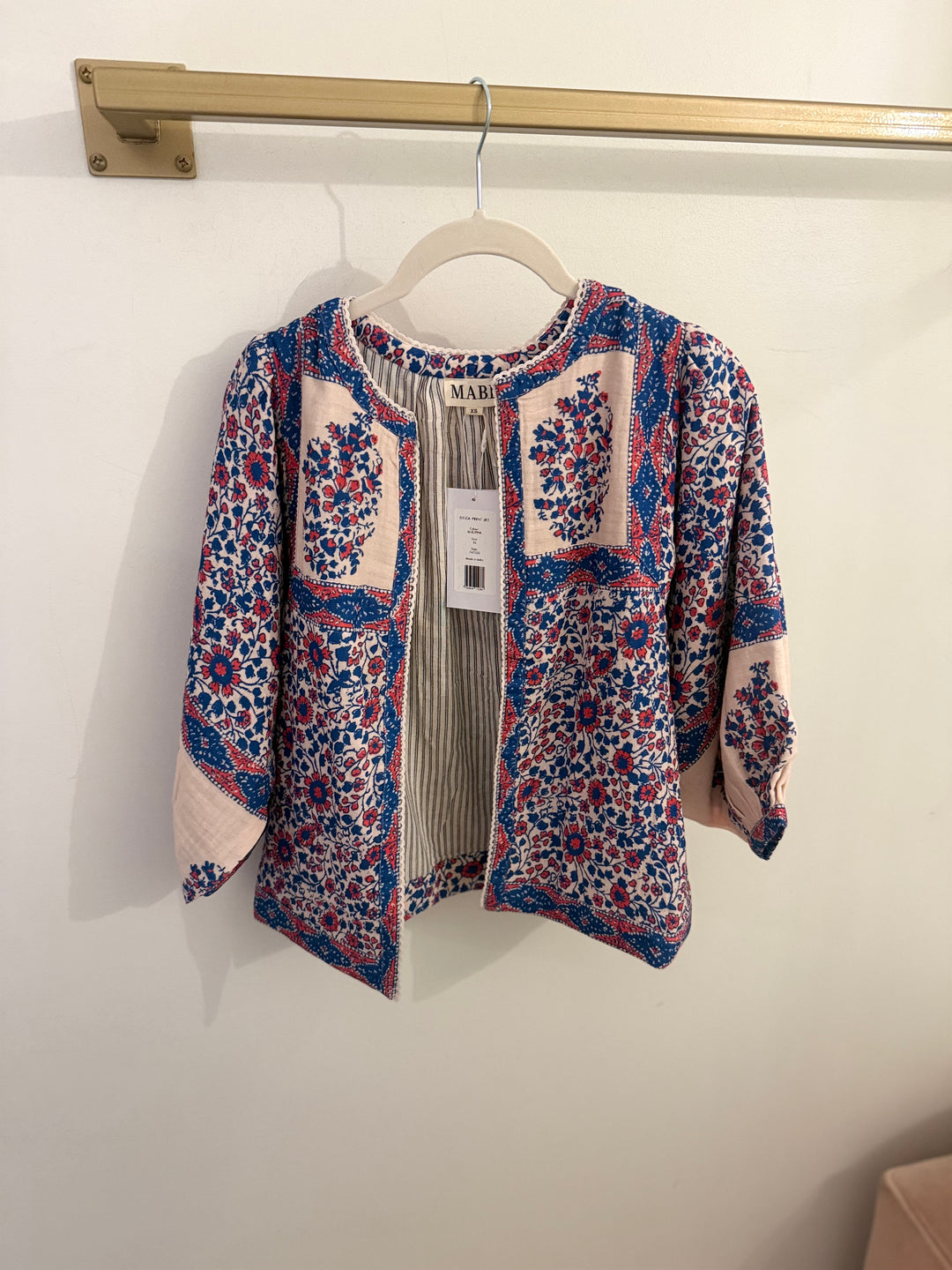 Della Jacket Blue/Pink