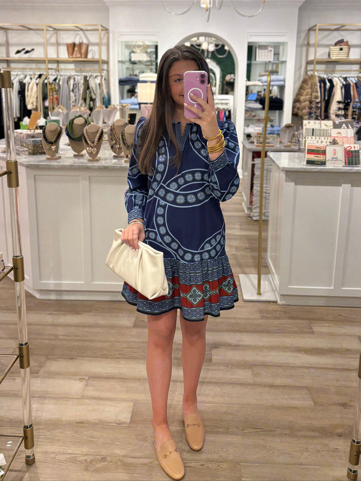 Ollie Dress Vintage Circles