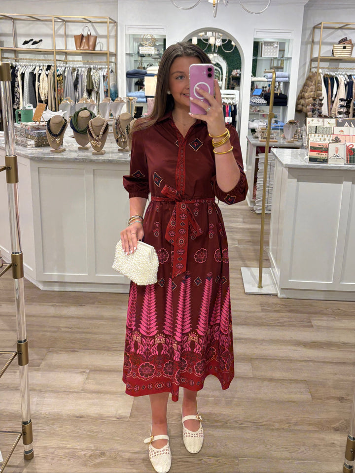 Remi Dress Geo Ferns