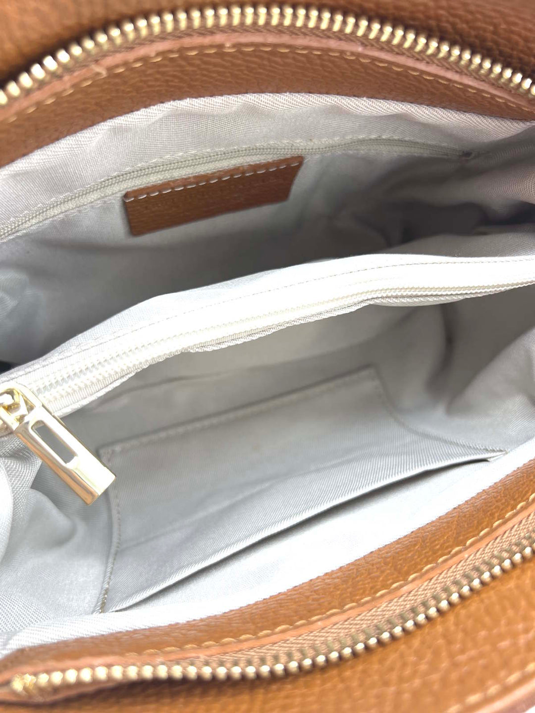Hadley Suede Leather Crossbody Brown