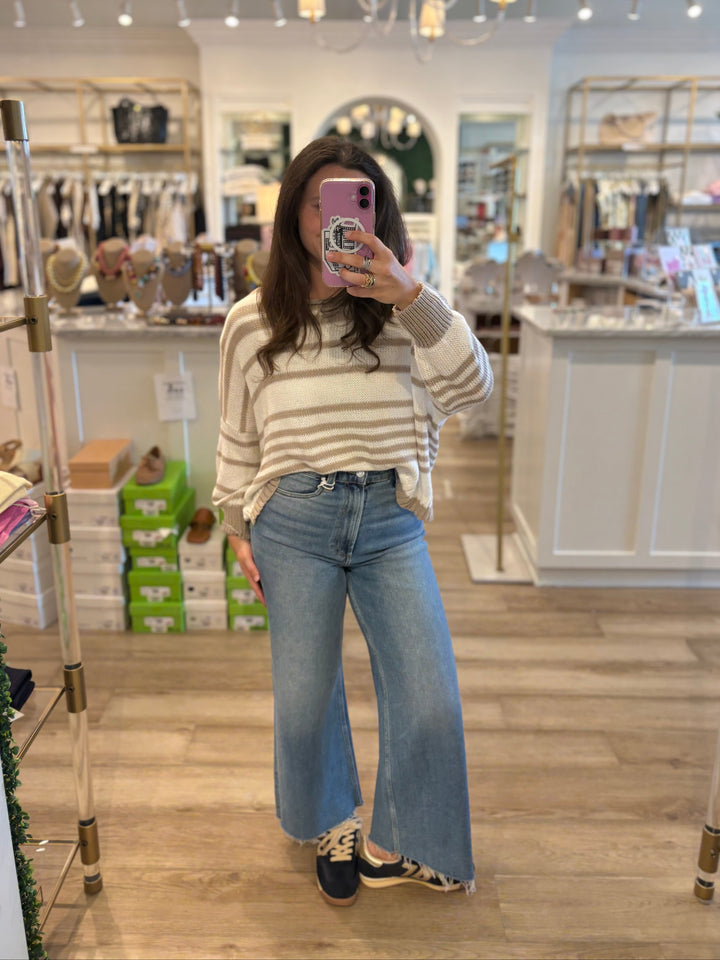 Hudson Striped Cotton Knit