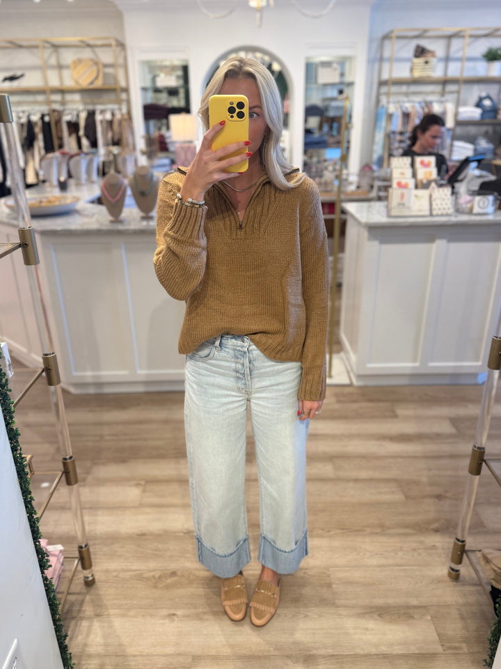Petra Zip Top Chunky Copper