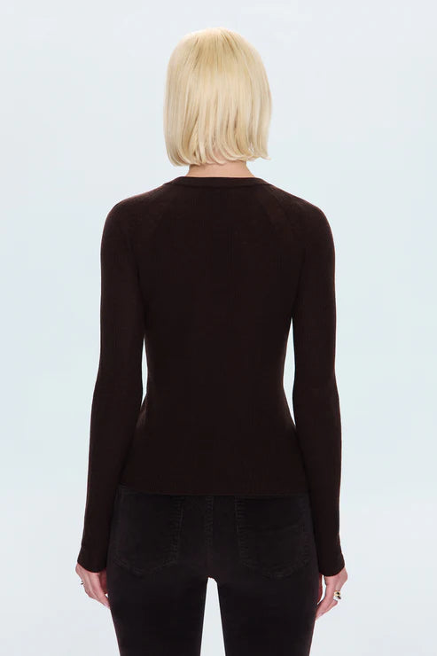 Juno Feather Weight Sweater Mocha