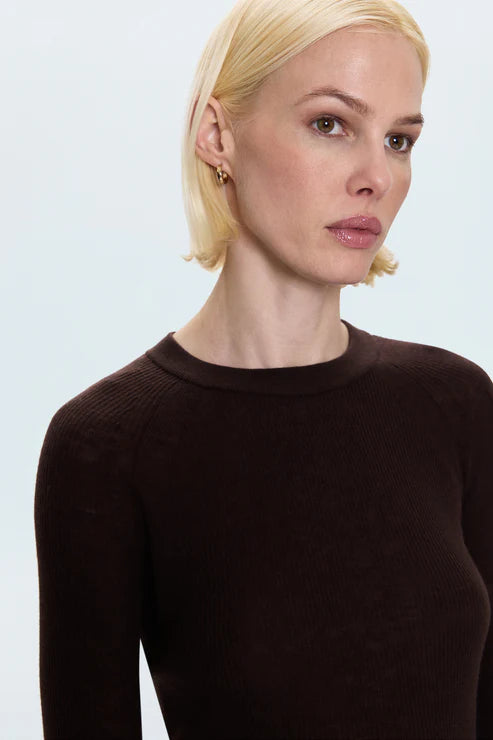 Juno Feather Weight Sweater Mocha