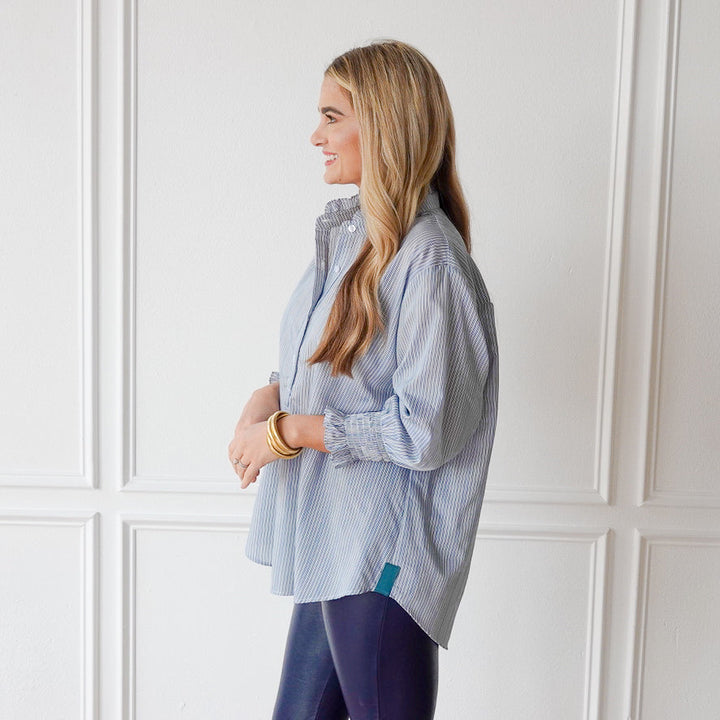 Kimberly Top Forest Stripe