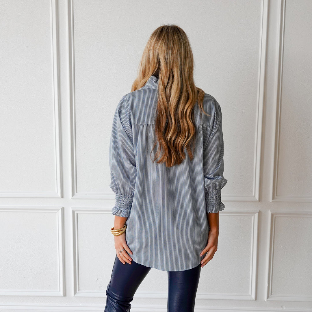 Kimberly Top Forest Stripe
