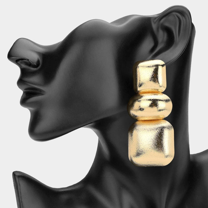 Maggie Sculptural Earrings Gold