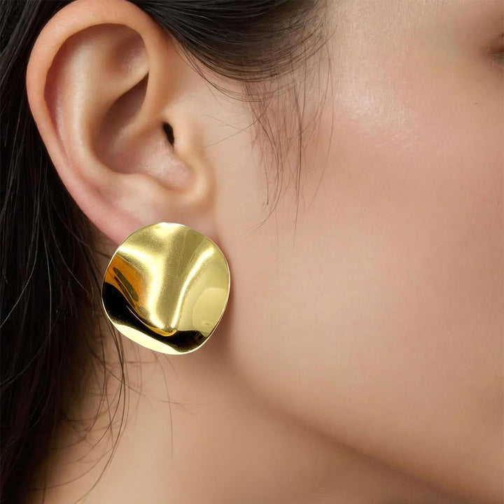 Sadie Sculptural Earrings Gold