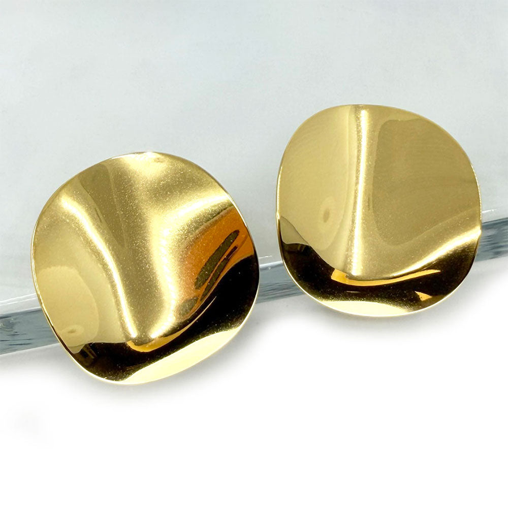 Sadie Sculptural Earrings Gold