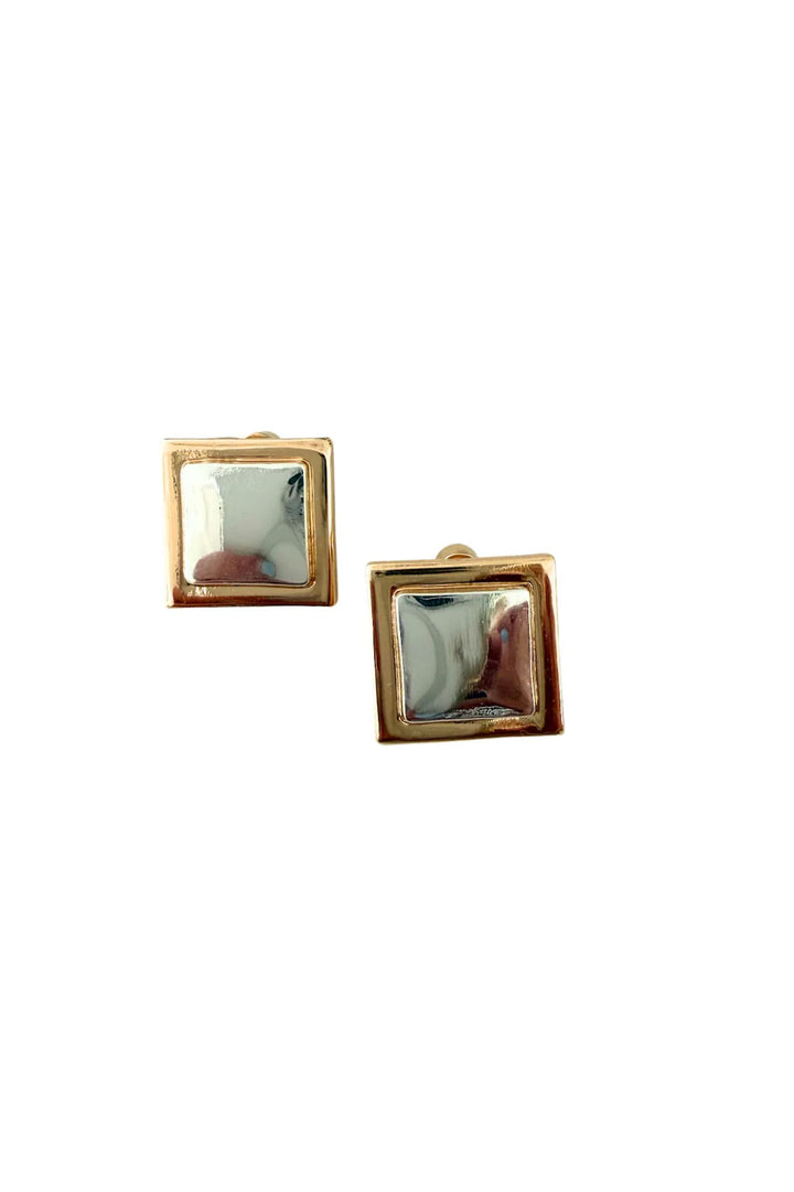 Geo Vintage Earring Gold/Silver