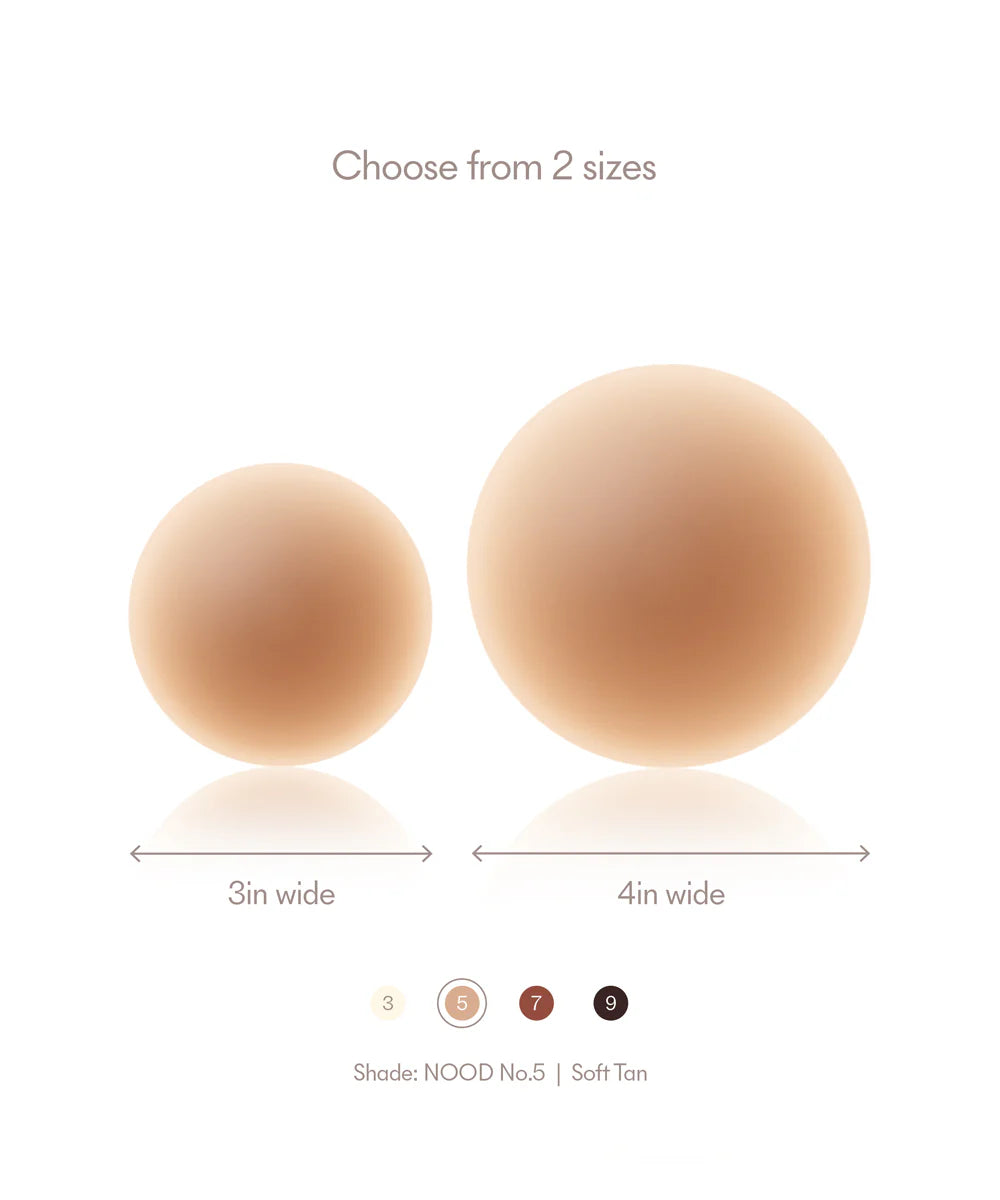 No-Show | Reusable Adhesive Nipple Covers Soft Tan