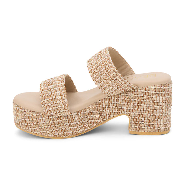 Ocean Ave Wedge Tan Multi