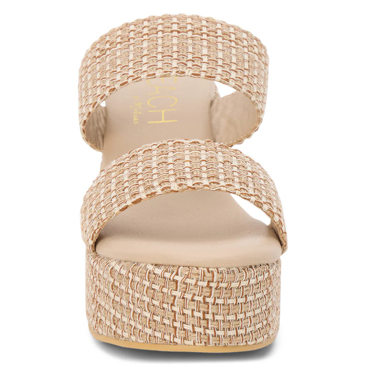 Ocean Ave Wedge Tan Multi