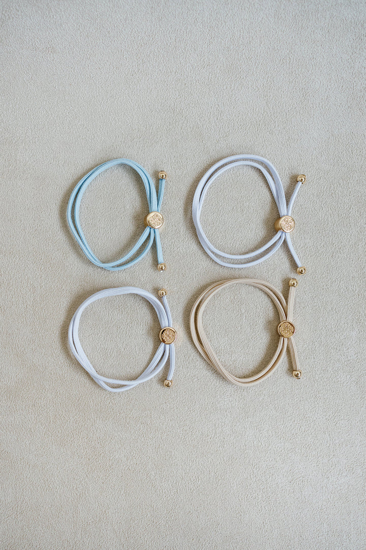 Skinny Hair Tie Set Bride To Be