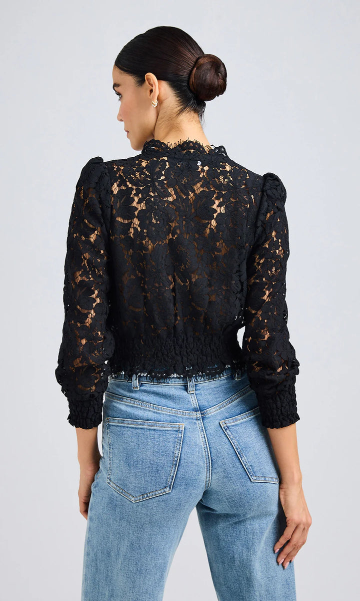 Kairi Lace Wrap Blouse