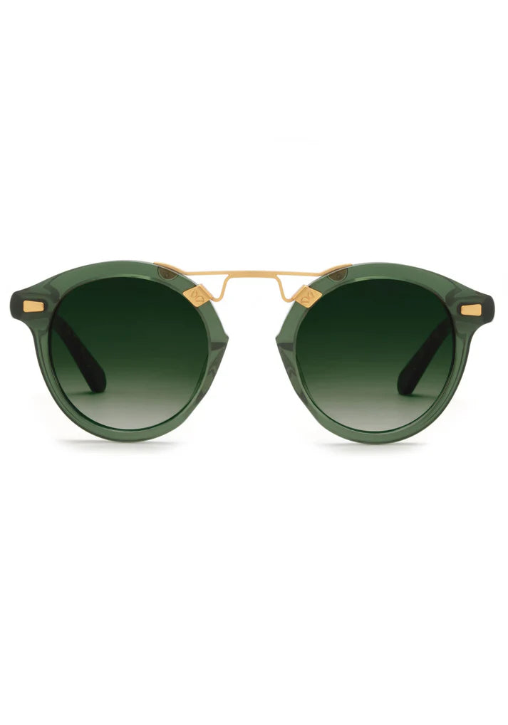 STL II Sunglasses Bottle Green Zulu 24K