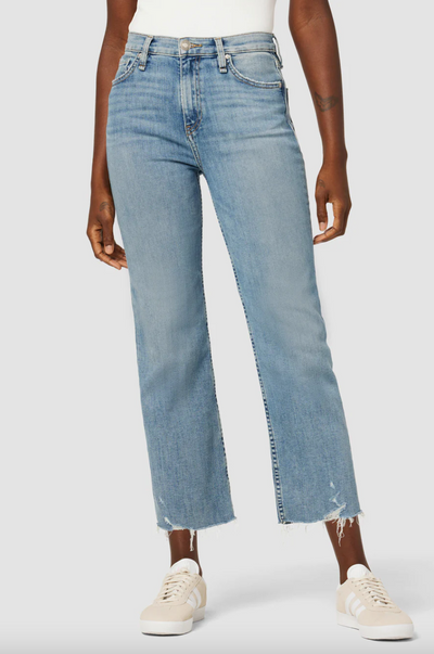 Remi High Rise Straight Crop Jeans