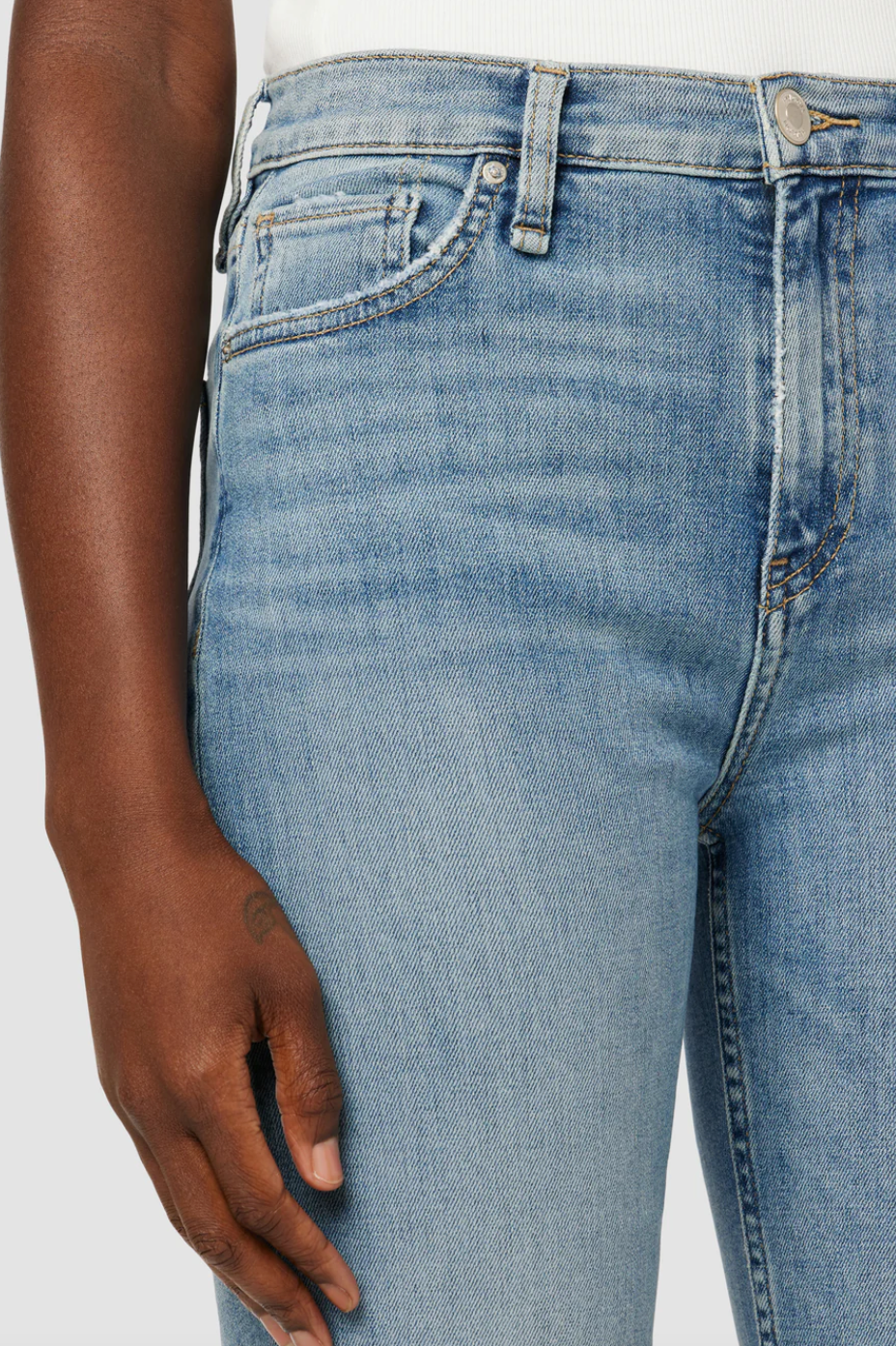 Remi High Rise Straight Crop Jeans