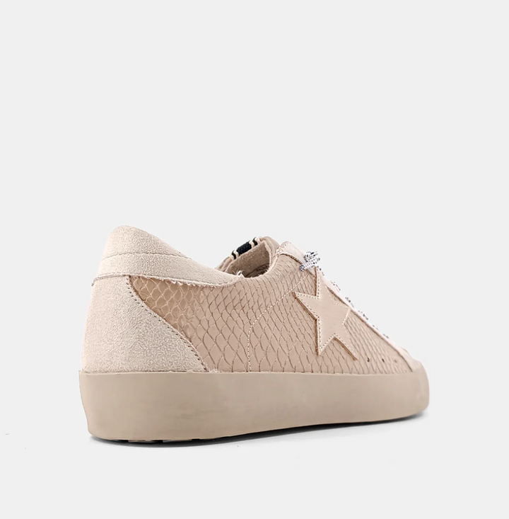 Paula Sneaker Taupe Snake