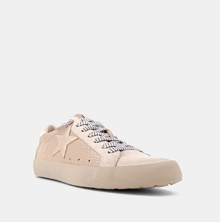 Paula Sneaker Taupe Snake