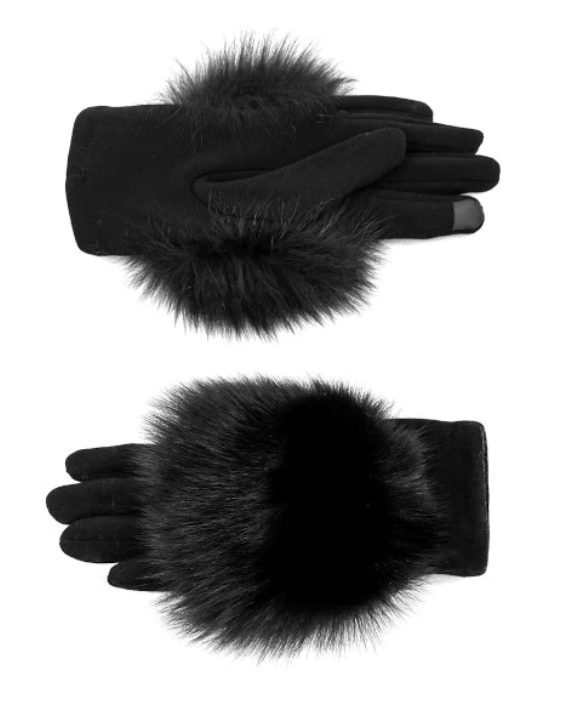 Woven Gloves Black