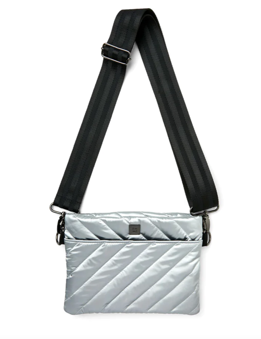 Diagonal Bum Bag 2.0 Pearl Silver