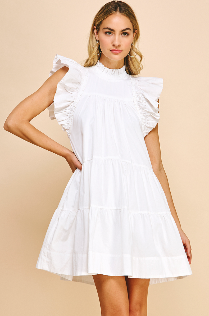 Karlie Mini Dress White