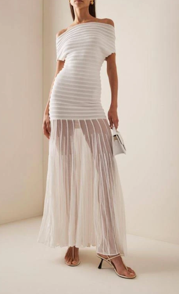 Marce Dress White
