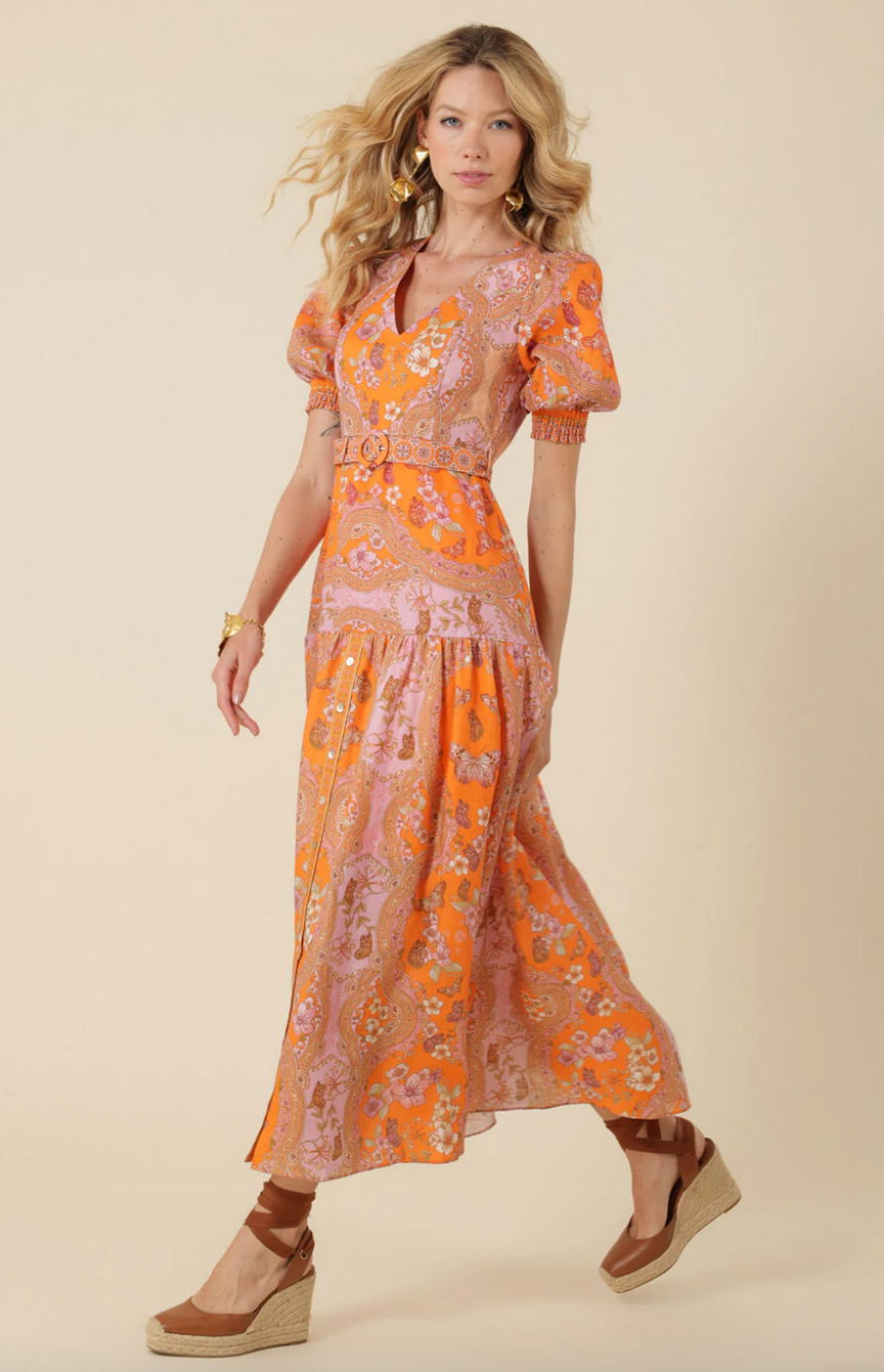 Blair Dress Orange