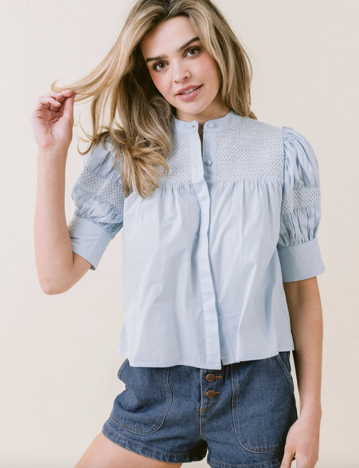 Sutton Blouse Blue