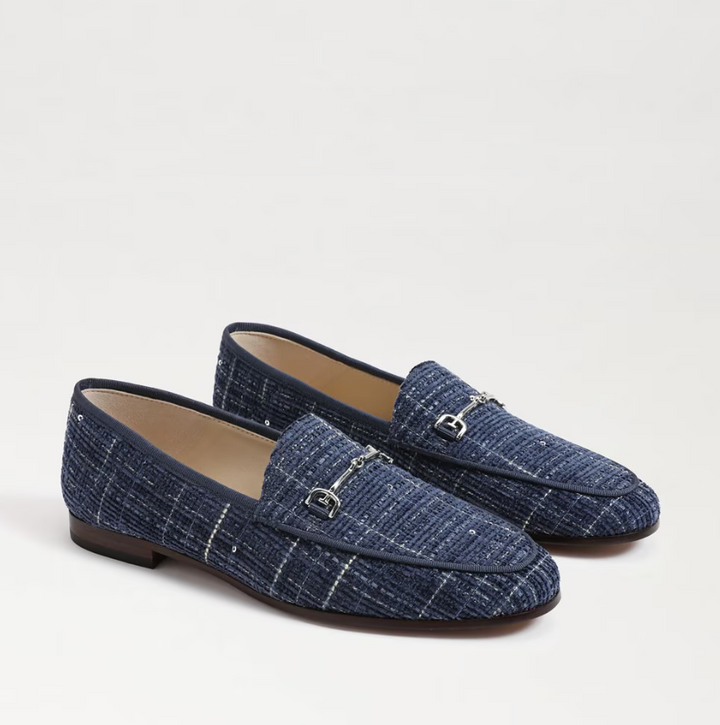 Loraine Bit Loafer Blue Tweed