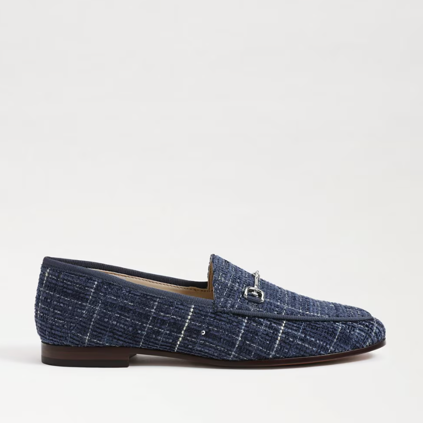 Loraine Bit Loafer Blue Tweed