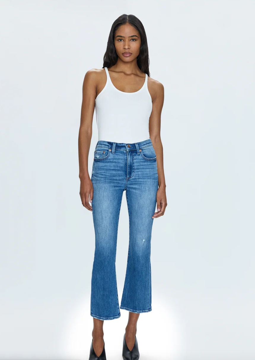 Lennon High Rise Crop Fling Vintage