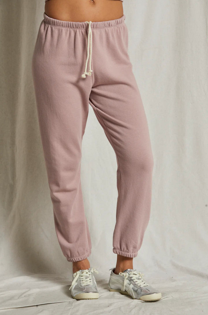 Johnny French Terry Sweatpant Mauve