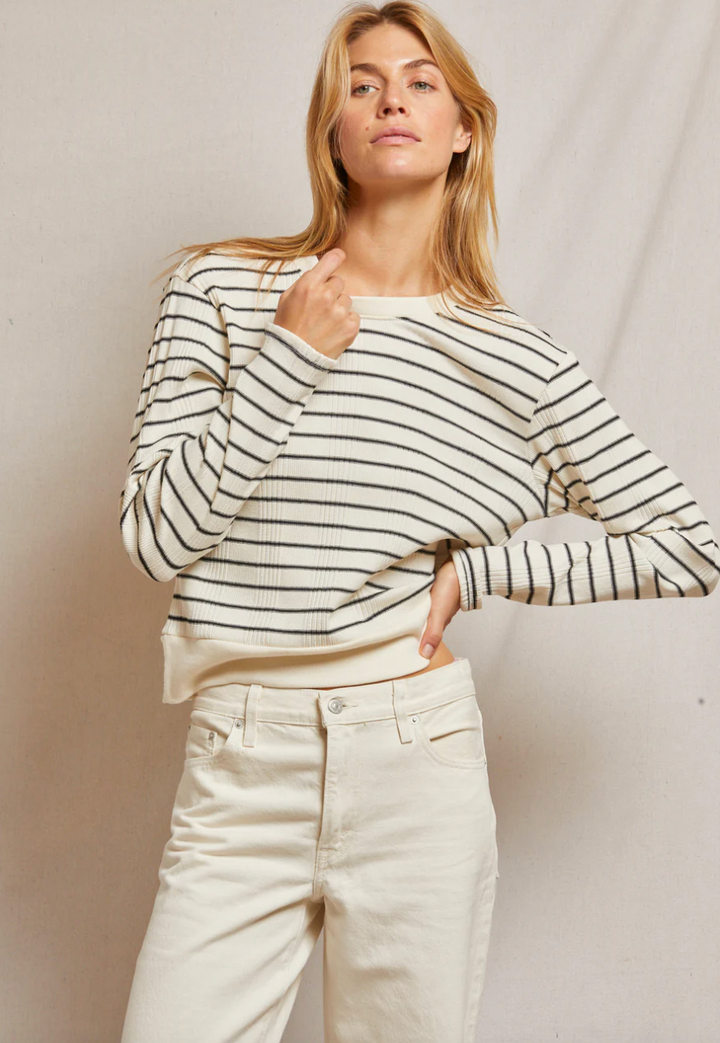 Stef Rib Striped Tee