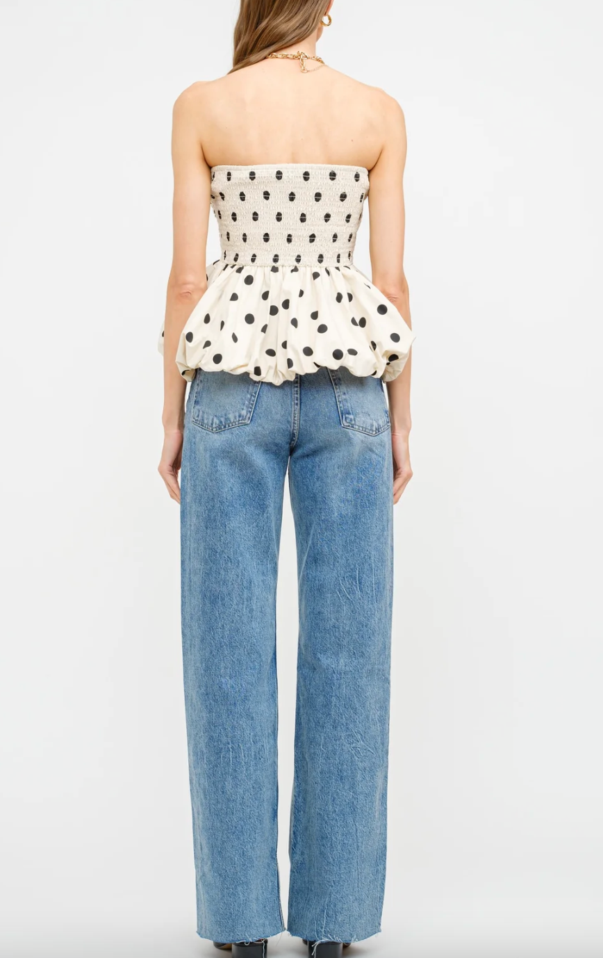 Paige Blouse Polka Dot