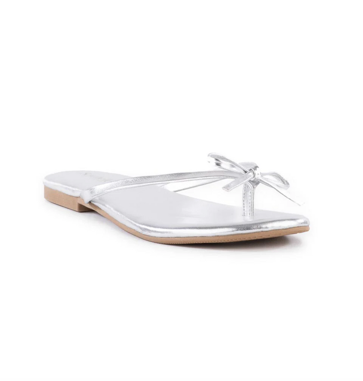 Wish List Sandal Silver Metallic