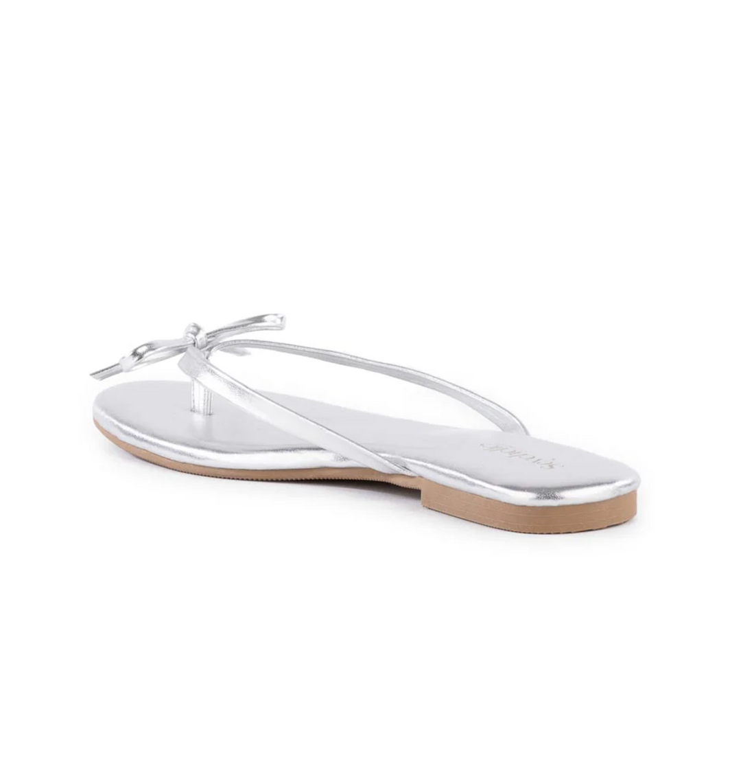 Wish List Sandal Silver Metallic